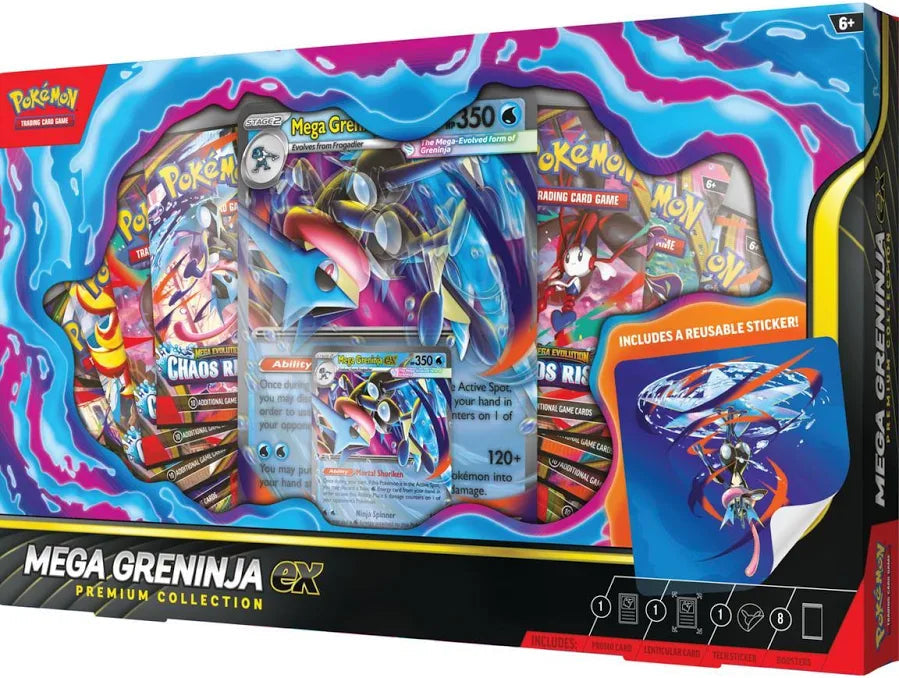 Pokémon TCG Mega Greninja ex Premium Collection Box Front