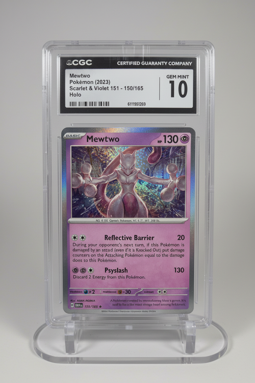 CGC Gem Mint 10 Mewtwo Holo Scarlet & Violet 151